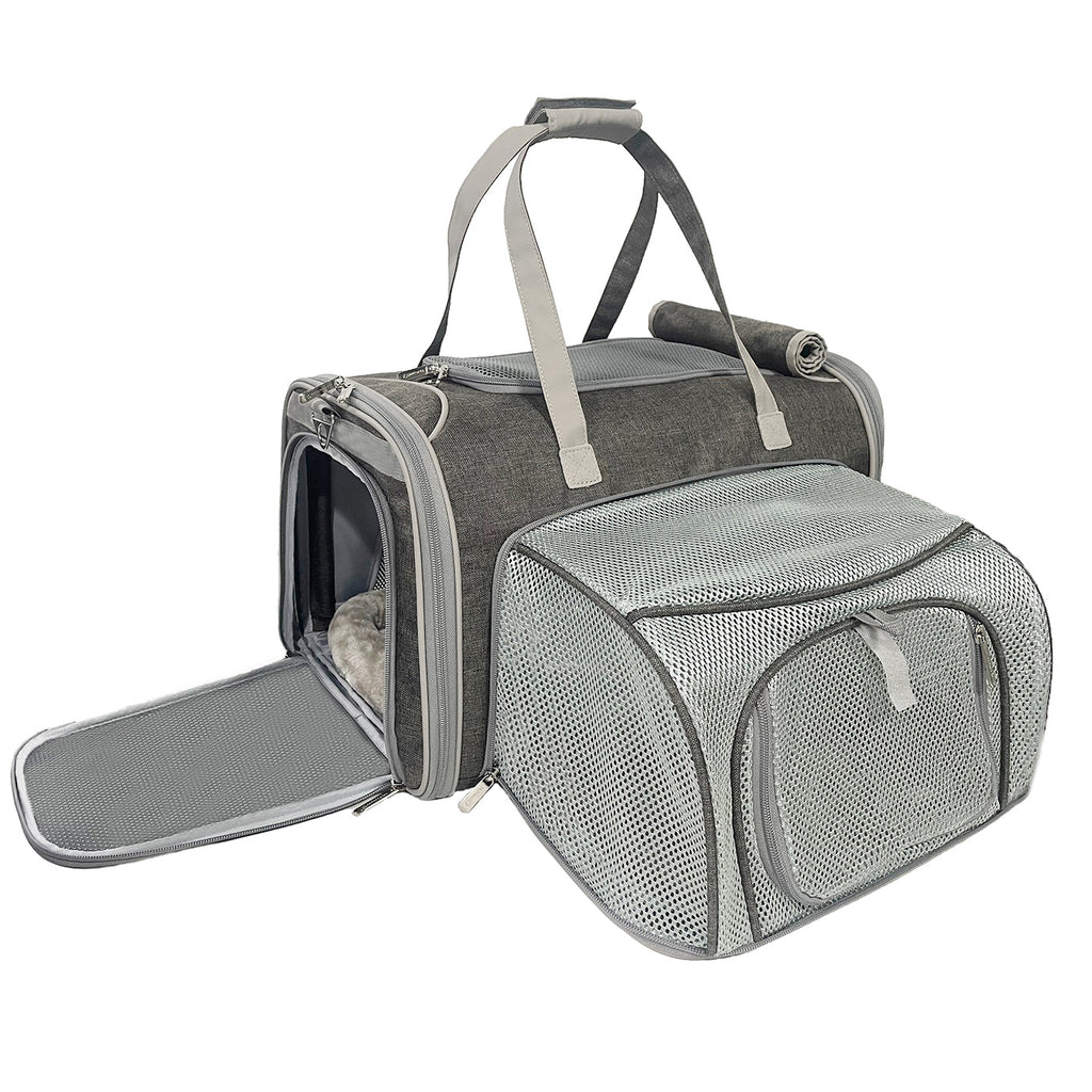Mr. Peanut's Gold Series Standard Size Airline Compliant Expandable Pet Carrier V3.0